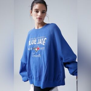 CAMPUS CREW Unisex Oversized Blue Jays Sweatshirt